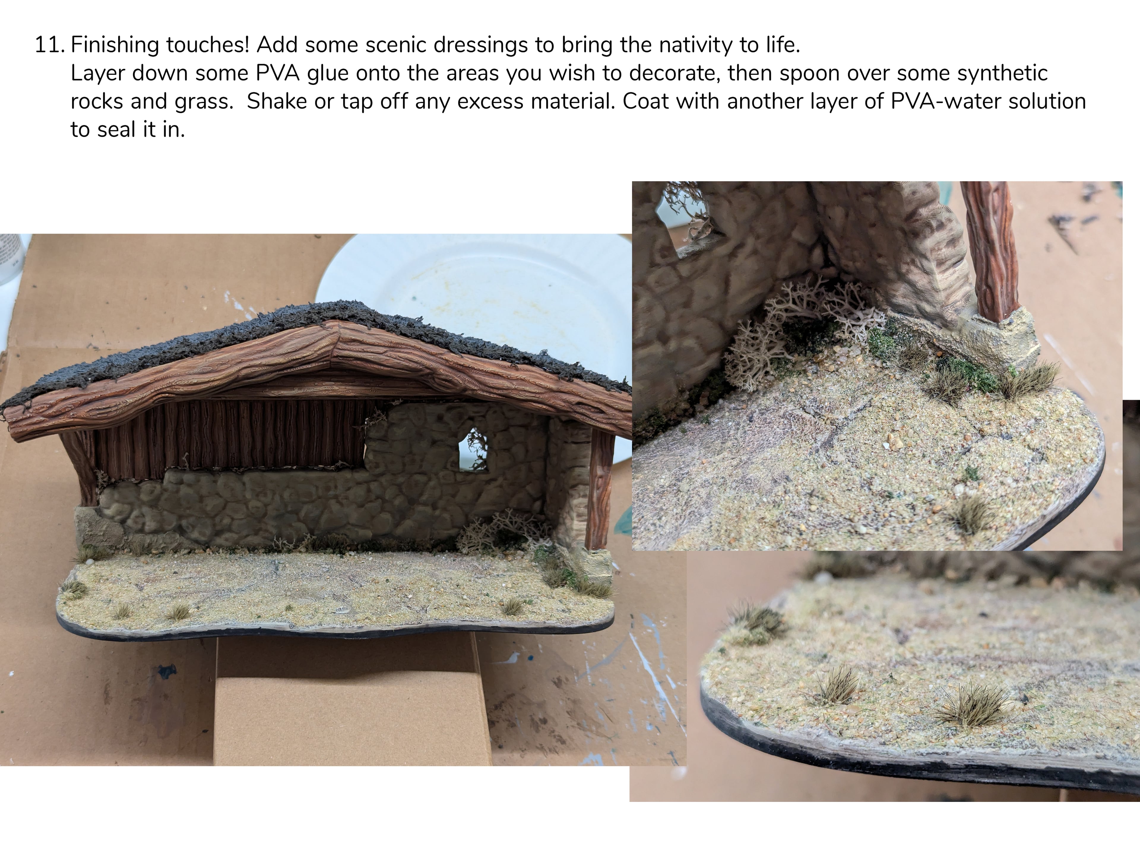 Build your own...Nativity Scene! Diorama Base Mesh 3d model