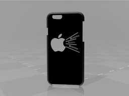 very slim iPhone 6 case 3d model