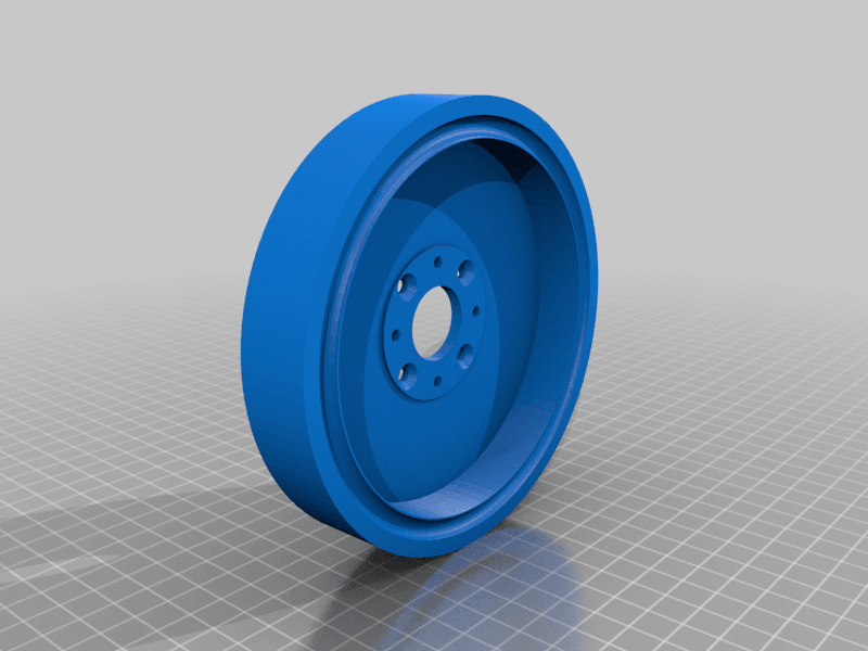 Horizontal Rewind Spool Holder 3d model