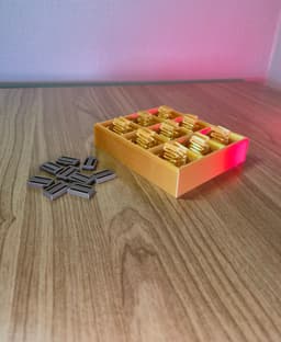 Truffle Box Fidget Clicker Toy 3d model