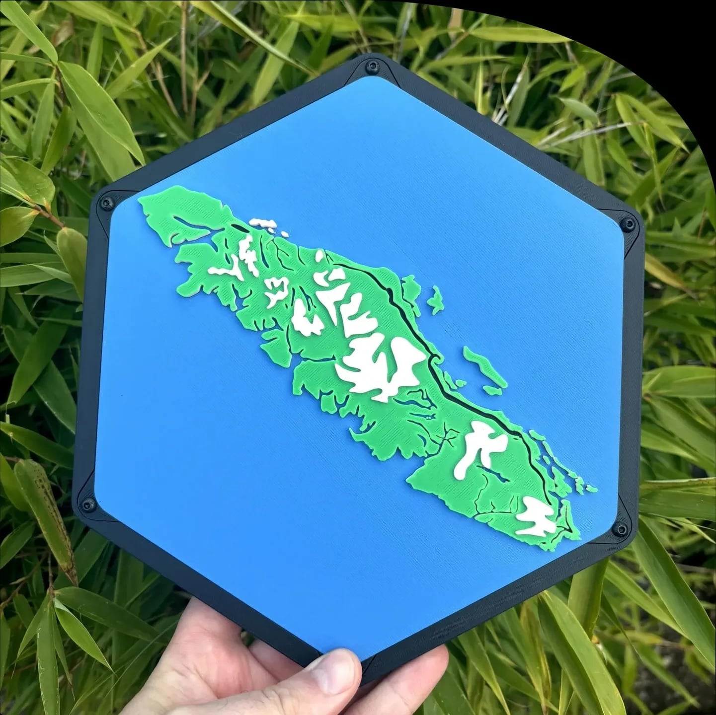 Vancouver Island Hexagon Tile 3d model