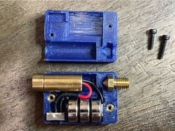 Railcore bed pivot offset laser calibration aid 3d model