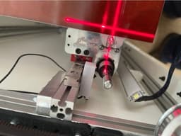 Railcore bed pivot offset laser calibration aid 3d model