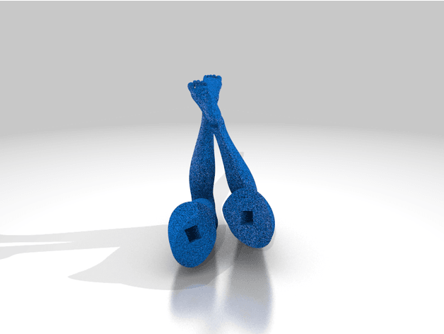 Pin-Up Girl 3d model