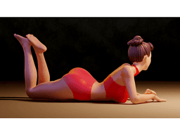 Pin-Up Girl 3d model