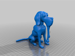 Cartoon Great Dane 3d model