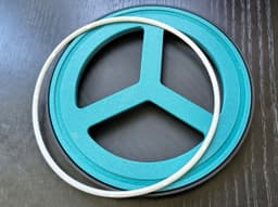 Rotary turntable for scanning 3d model