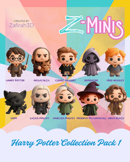Z-MINIS HARRY POTTER COLLECTION PACK 1 3d model