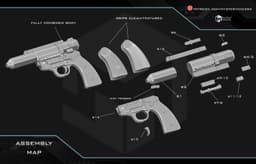 Captain Hayle’s blaster 3d model