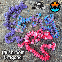 Mushroom Dragon 3d model