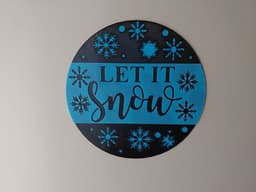 Multi-Layer Round Christmas Signs 3d model