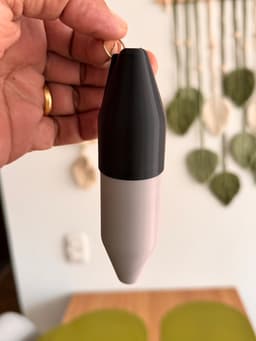 Sharpie Marker-Inspired Storage Capsule | Threaded Container 3d model