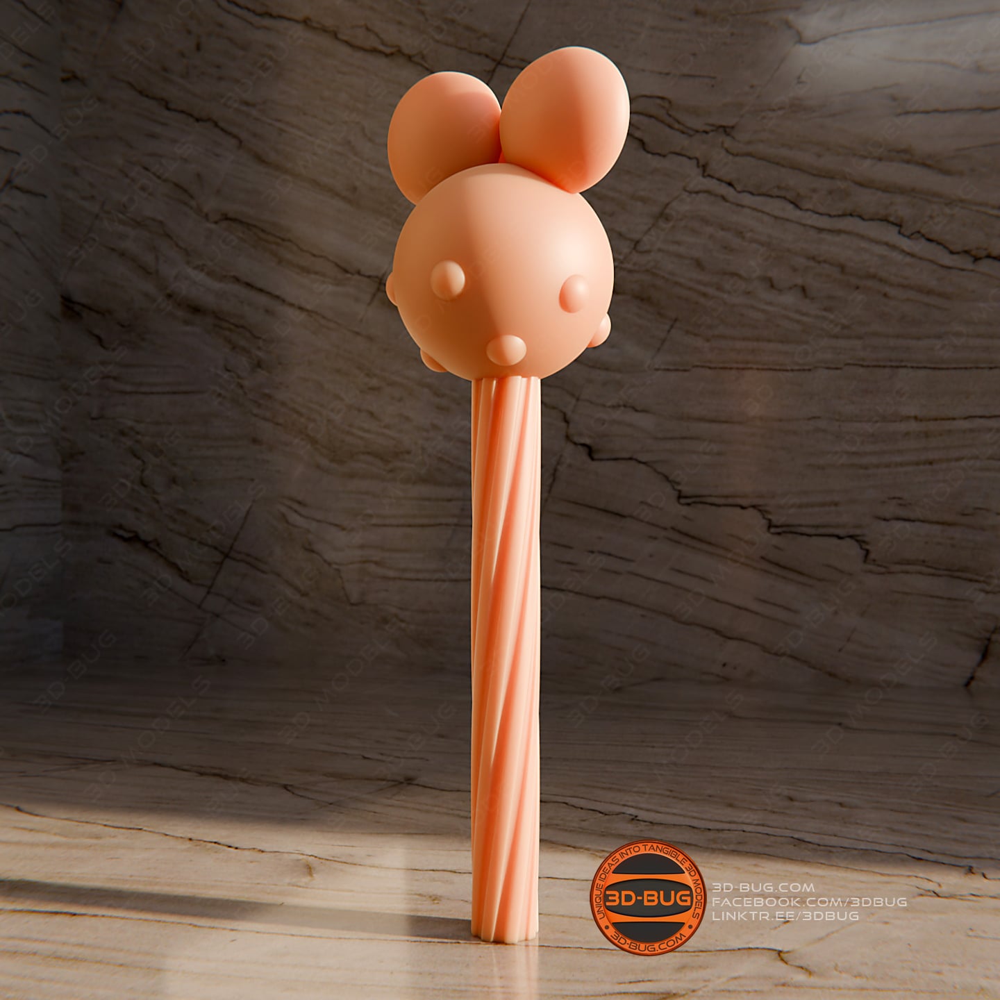 Candy in Minnie Mouse style 3d model