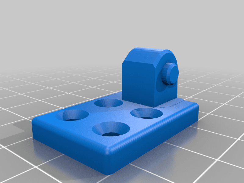 Latch+toggle+lock+samesize ..4 single pieces 3d model