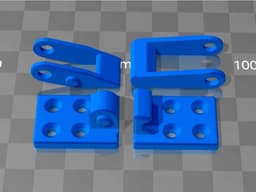 Latch+toggle+lock+samesize ..4 single pieces 3d model