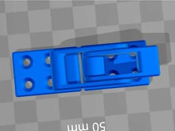 Latch+toggle+lock+samesize ..4 single pieces 3d model