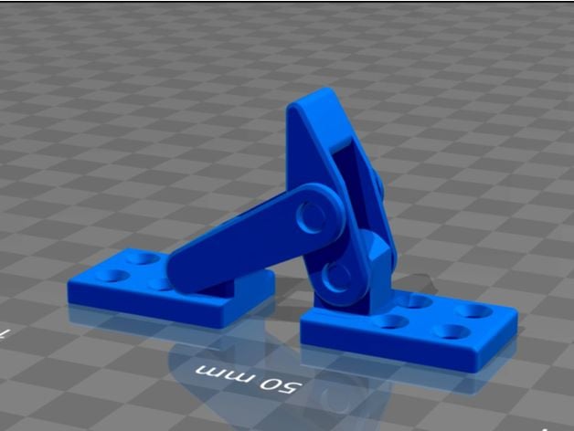 Latch+toggle+lock+samesize ..4 single pieces 3d model