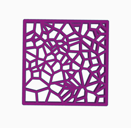 voronoi table decor 18.stl 3d model