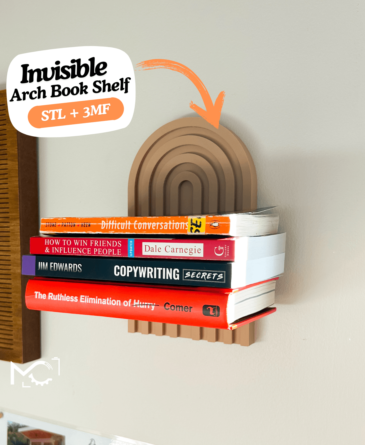 ArchBookShelf 3d model