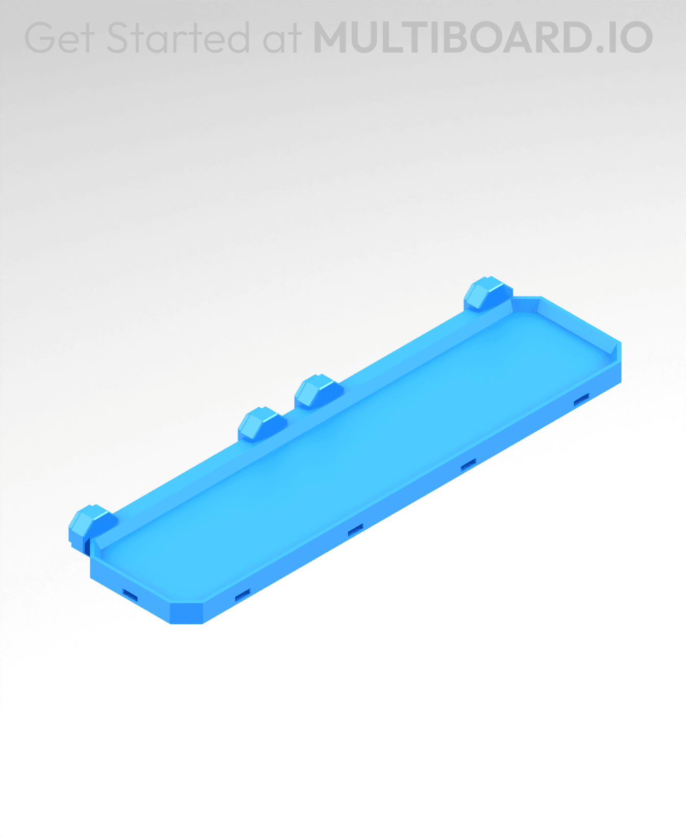 8x2 MU - Simple Bolt-Locked Shelf 3d model