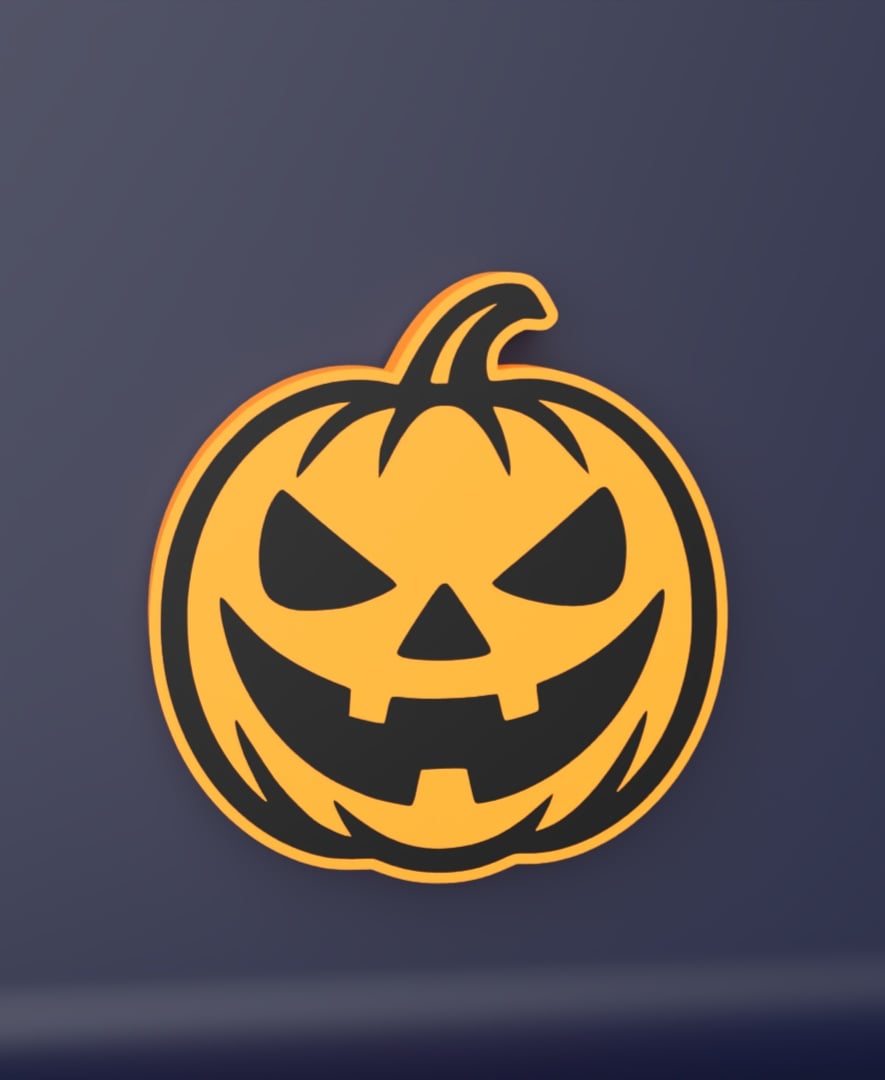 Jack O' Lantern - LED Strip compatible 3d model
