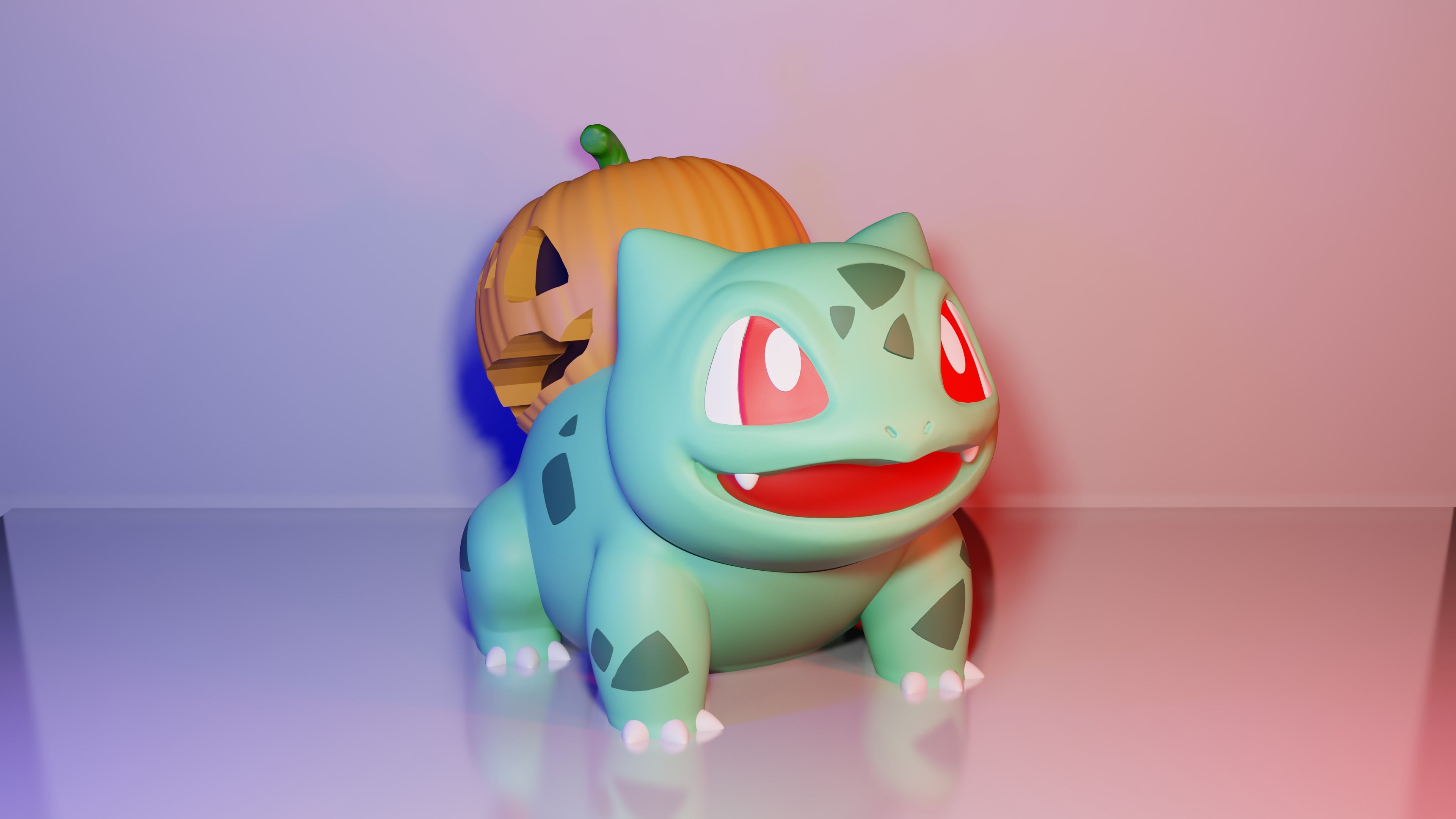 Pumpink Bulbasaur 3d model