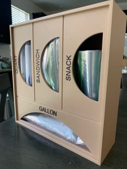 Ziploc Bag Organizer 3d model
