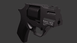 Mini Revolver Prop Pistol Gun Handgun Firearm 20ds 3d model
