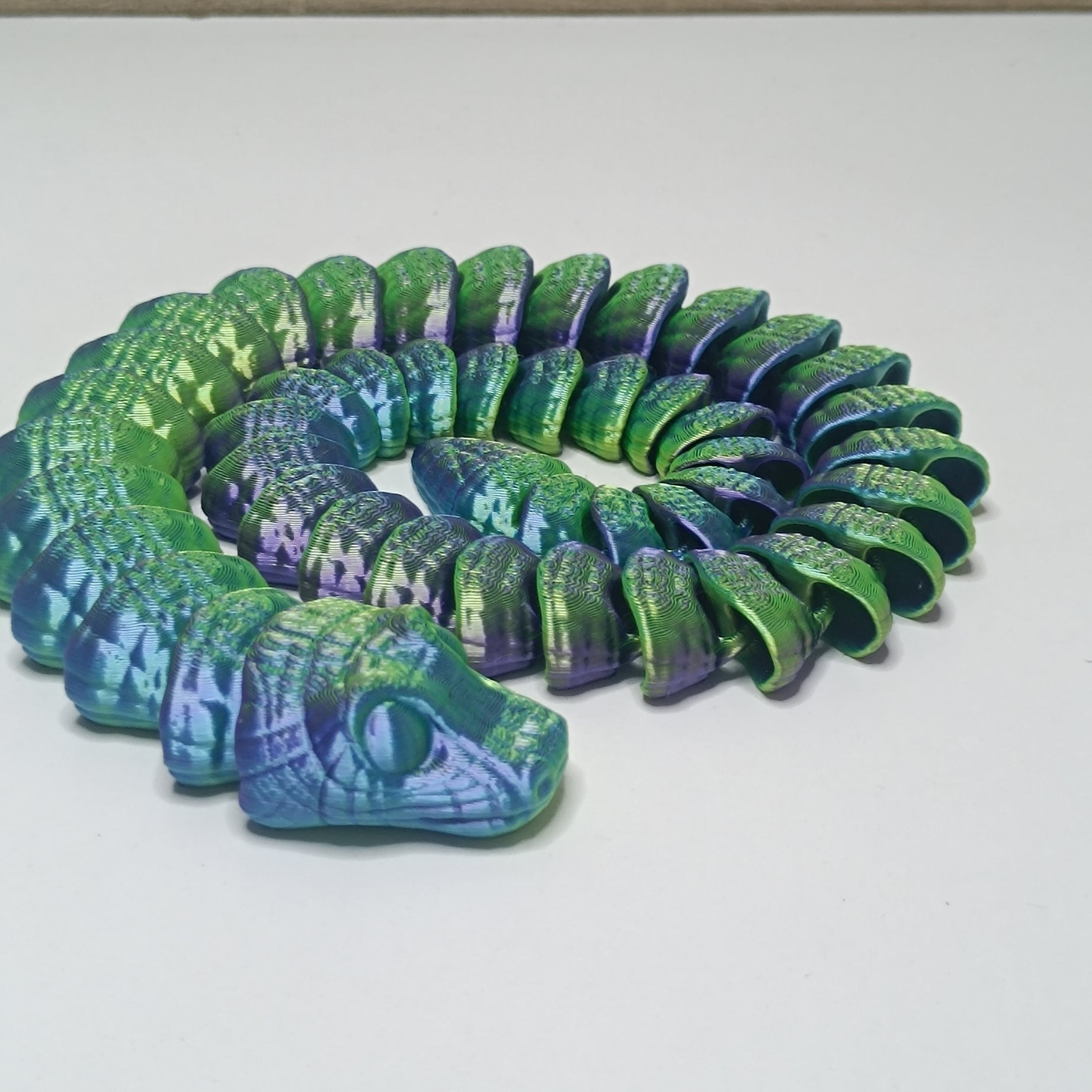 Flexi Snake - Print in Place No Supports 3d model
