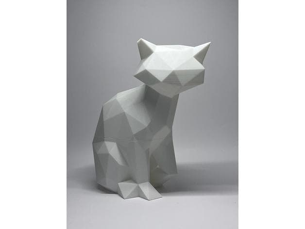Cat shaped lamp 3d model