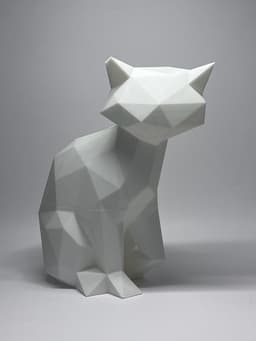 Cat shaped lamp 3d model