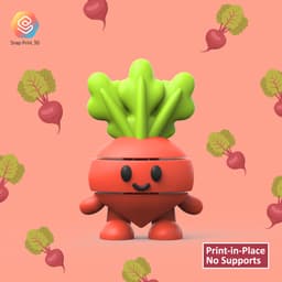 Flexi Radish 3d model