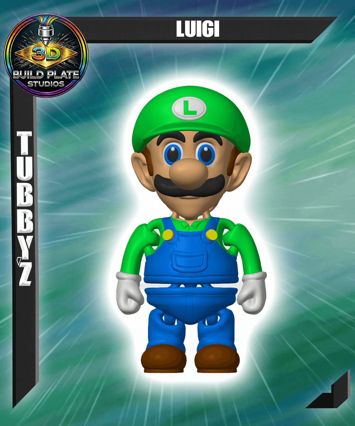 Super Mario luigi 3d model