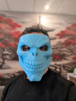 Creeper Mask (Adult Sized Halloween Mask) 3d model