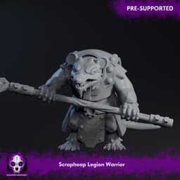 Scrapheap Legion | Possumfolk Warrior F 3d model