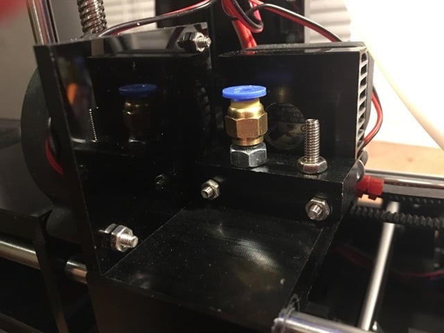 A6 bowden bracket EZ setup 3d model