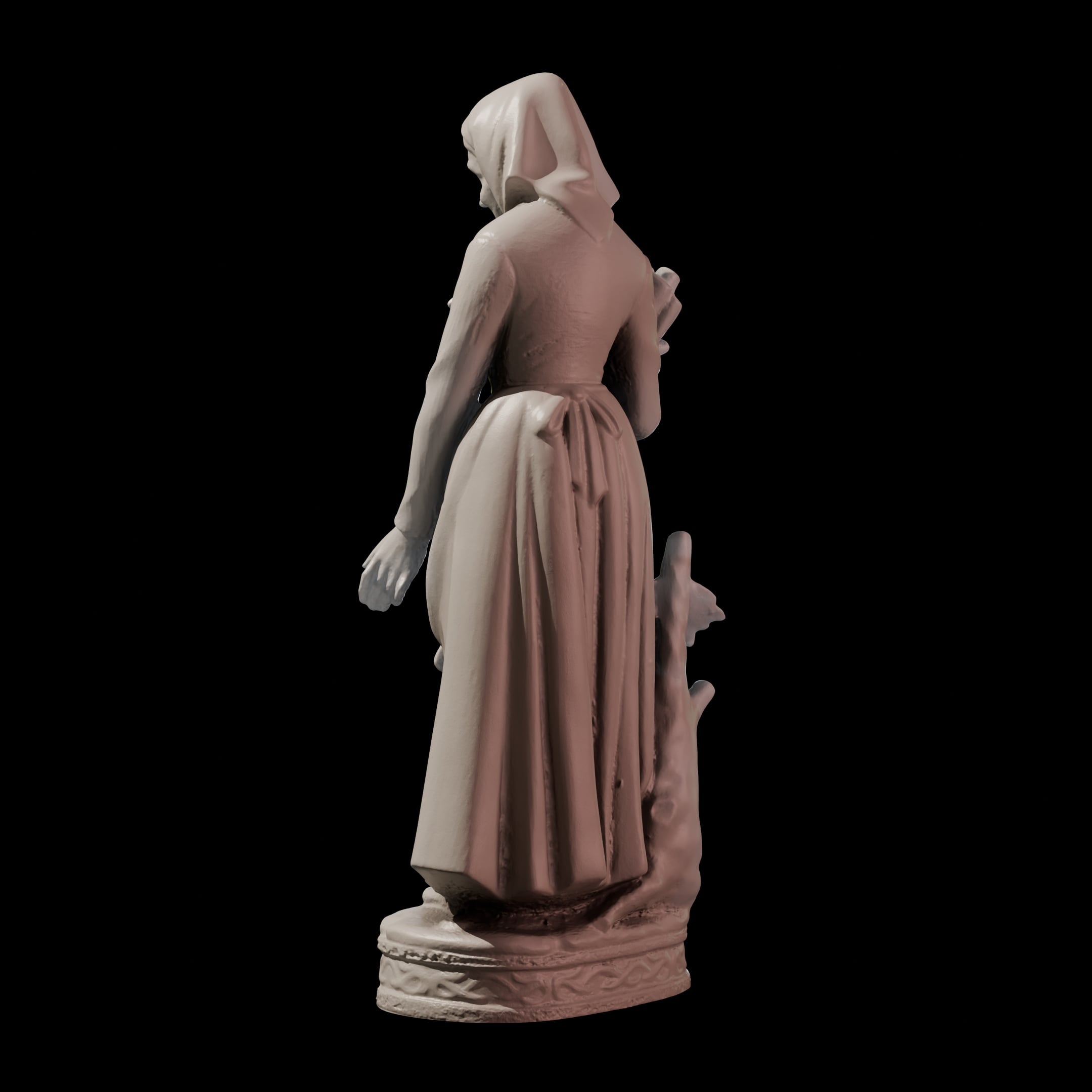 Village NPC Collection with Plinth 28mm Heroic 3d model