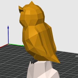 LOWPOLY OWL 3d model