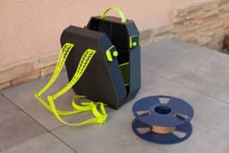 Multi-Material Printable Backpack 3d model