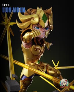 Saint Seiya Aiola Chibi - Premium Collectible 3d model