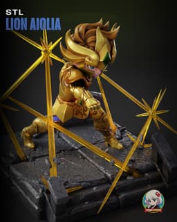 Saint Seiya Aiola Chibi - Premium Collectible 3d model