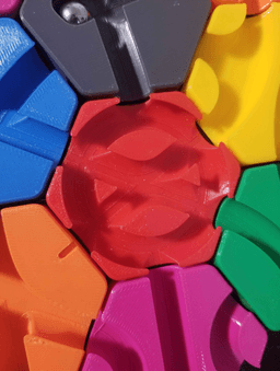 Hextraction - Crisscross Tile 3d model