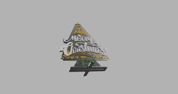 Colorful Christmas Tree Stand 3d model