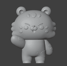 Cute Tiger - Kimmachi 3d model