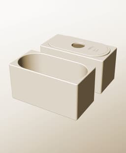 CX96-110-P Stackable pierced component box for creative makers 3d model