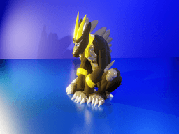 Last Golden Horn 3d model