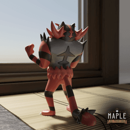 727. Incineroar - Basic & Ornamental 3d model