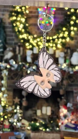 Skull butterfly 3d model