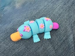 Floral Platypus Updated 2026 3d model