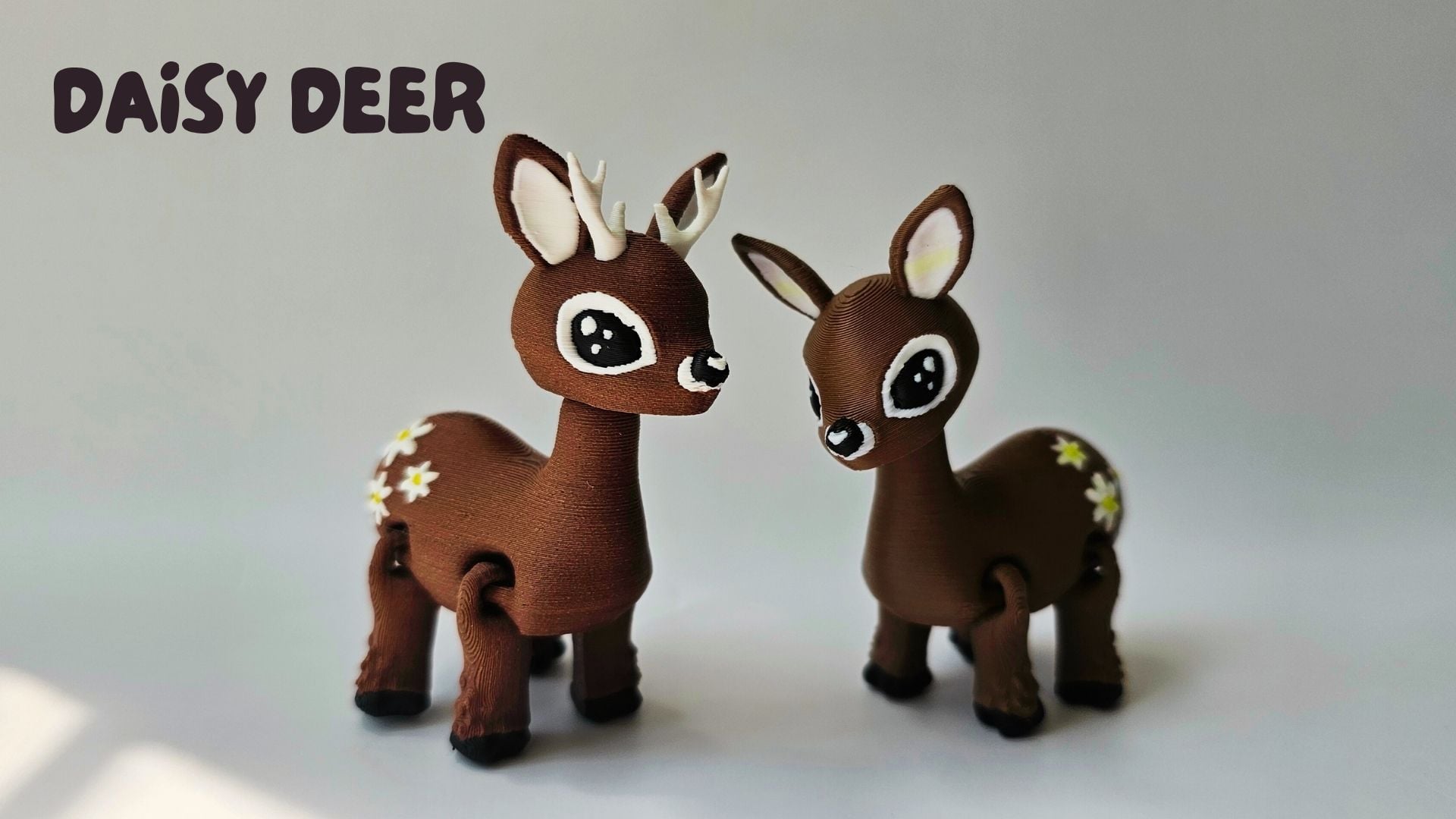 Daisy Deer - Doe and Buck 3d model